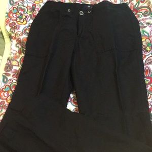 Black Gap linen pants